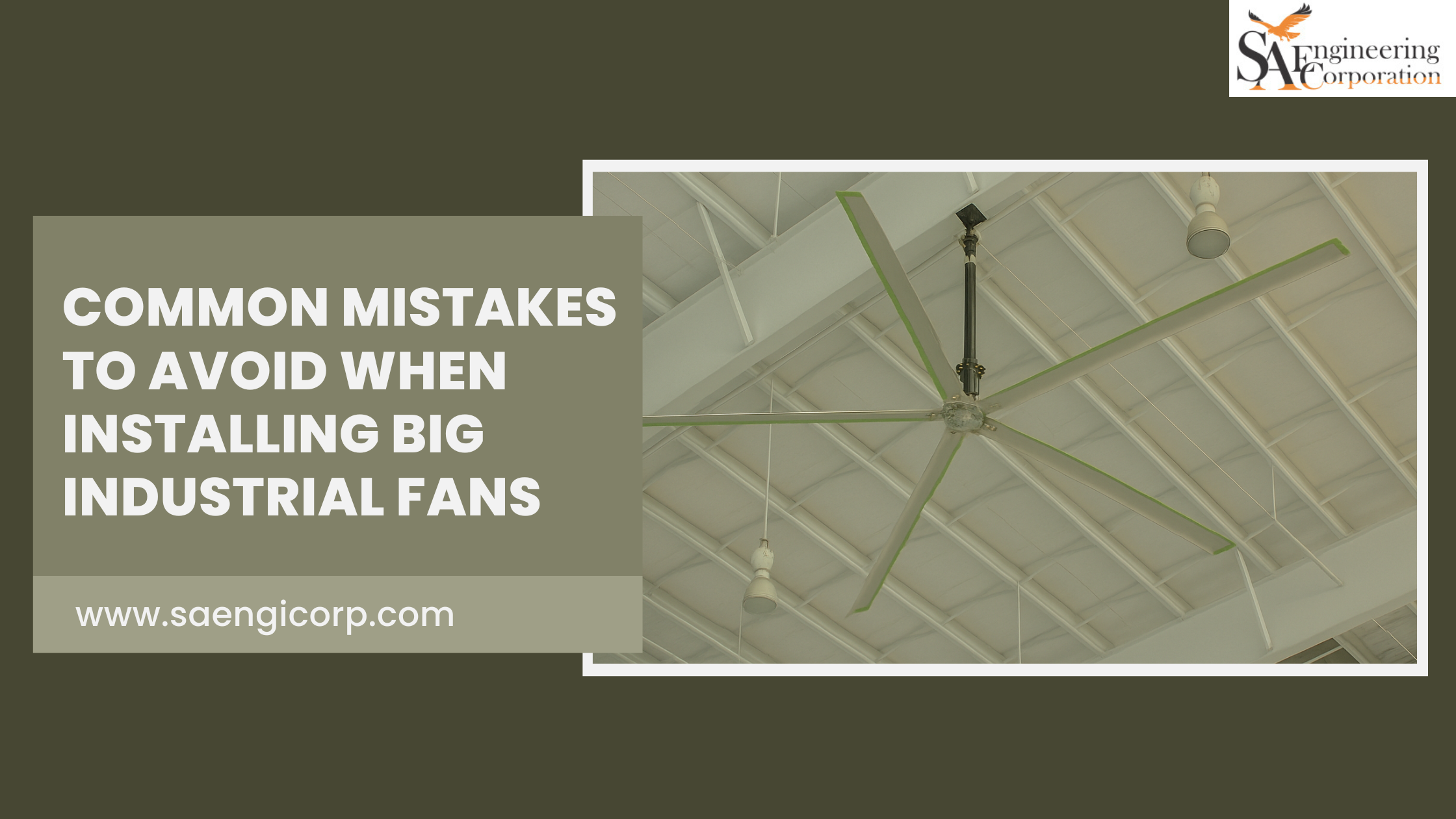 Common Mistakes to Avoid When Installing Big Industrial Fans